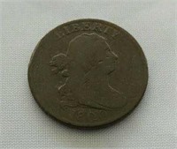 1800 Draped Bust Half Cent Coin