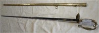Infantry officer's sword with eagle head and