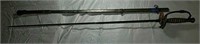 Model 1840 officer's sword with Scabbard