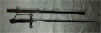Missouri Governor Fletcher lodge sword with