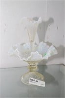 Ruffle Top Opalescent Epergne