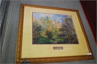Framed & Glazed Print Bordagara By Claude Monet