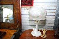 Puffy Glass Boudoir Lamp