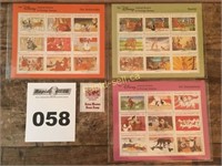 Disney Animal Stories in Postage Stamps