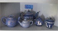 Lot of teapots, Hall and miscellaneous