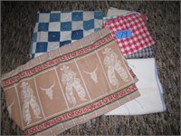 Lot of quilts, cowboy bedspread, baby quilt