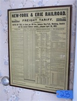 24.5"x 19.5" New York & Erie Railroad