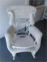 Victorian wicker rocker