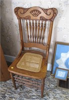 Oak spindleback chair