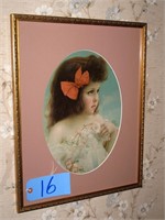 19"x 15" Gilt frame with print