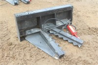 SKID STEER QUICK TACH HYDRAULIC TREE PULLER