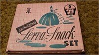 Vintage Anchorglass Snack Trays