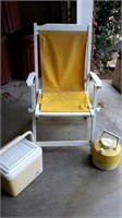 Beach Chair and Coolers