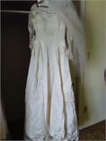 Vintage Wedding Gown and Veil