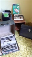 Vintage Typewriter and Office Supplies