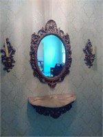 Hall Shelf and Mirror