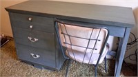 Painted Desk with Chair