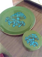 Vintage Tray and Coasters from Japan