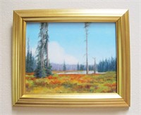Original Lewis River Oil Painting by Lillegraven