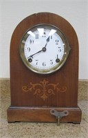 Antique Oak Sessions Beehive Clock
