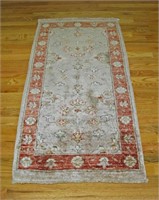 Hand Knotted Wool Area Rug From Pakistan