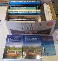 Lot of Books About Fishing & Fly Tying