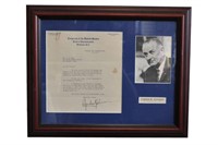 President Lyndon B. Johnson Signed Letter