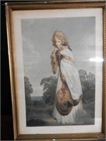 Lovely Antique Maiden Print