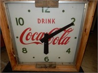 Huge Drink Coca Cola Clock 36" Square