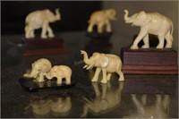 Troop Of Elephants Incl. Some Ivory