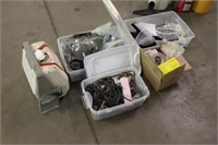 ASSORTED SNOWMOBILE AND BIKE PARTS