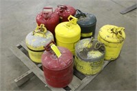 (8) COMMERCIAL GAS CANS
