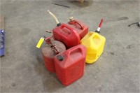 (5) GAS CANS