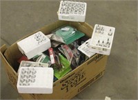 BOX OF ASSORTED SMALL ENGINE PARTS