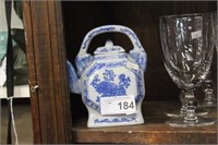 BLUE AND WHITE TEAPOT