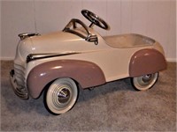 Chrysler Air Flow Pedal Car, restored - tan
