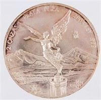 Coin 2003 Mexican Silver 2 Onzas Libertad