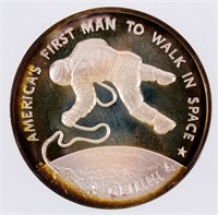 Coin Gemini 4 Space Mission 1 Oz. Silver Round
