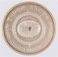 Coin Mundineros 3.0 Troy Oz Silver Round