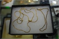 Gold Bracelet/Necklace Set