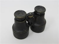 Antique Leather Cased Verres Binoculars-