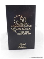 1999-2000 50 State Quarters 24k GOLD Edition Set