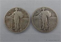 1928 1928-D Standing Liberty Silver Quarter Coins