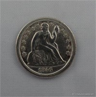 1856-O Seated Liberty Silver Dime Coin