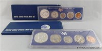 1966 and 1967 Special U S Mint Coin Sets