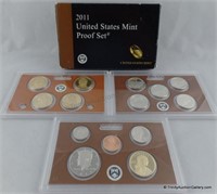2011 14pc. U S Mint Proof Coin Set