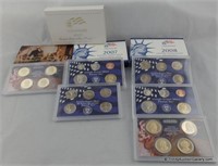 2007 and 2008 14pc. U S Mint Proof Coin Sets
