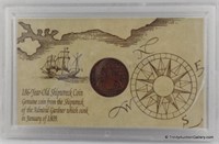 1809 Admiral Gardener Shipwreck 10 Cash Coin