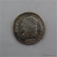 1835 Caped Bust Silver Half Dime Coin