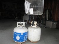 propane tanks/ heater